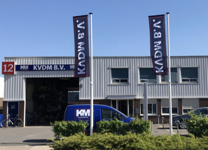 Het huidige kantoor van KVDM B.V. aan de Jan van der Heydenstraat in Bleiswijk