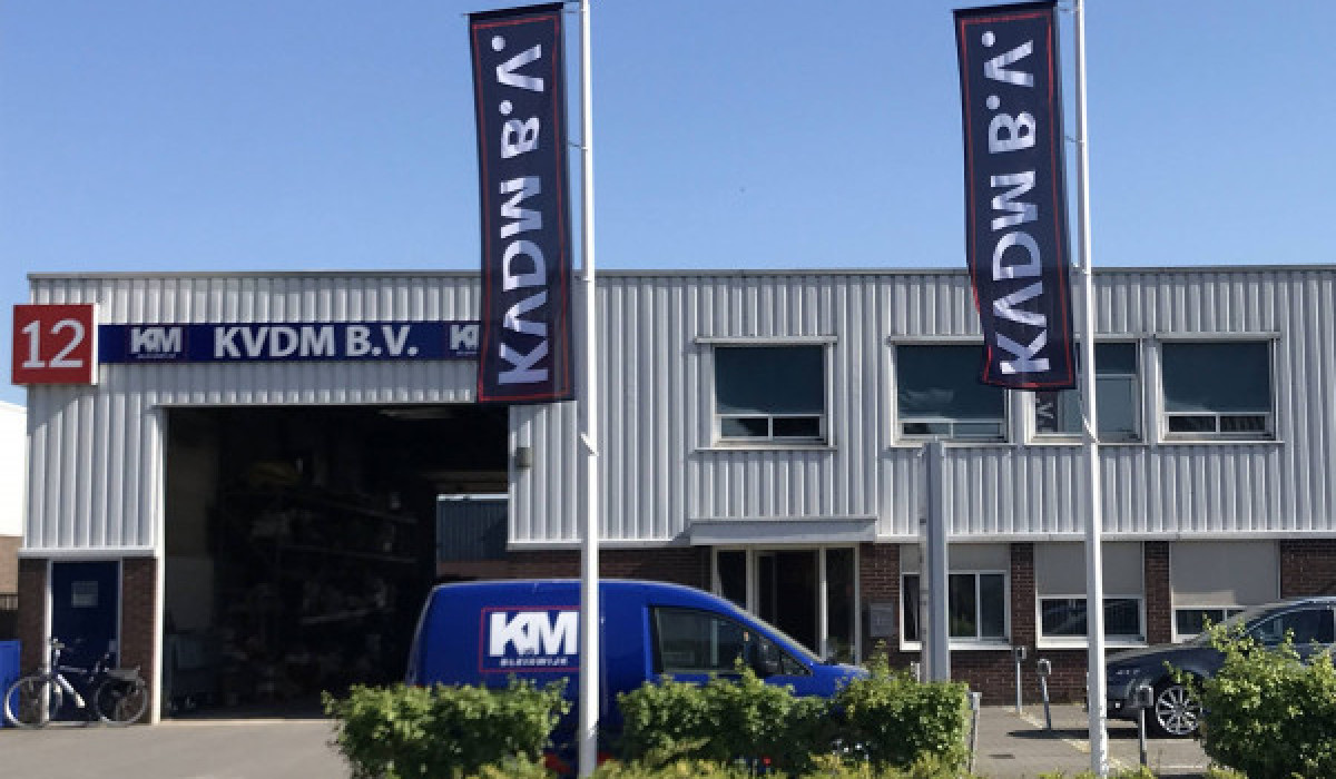 Het kantoor van KVDM B.V. aan de Jan van der Heydenstraat in Bleiswijk